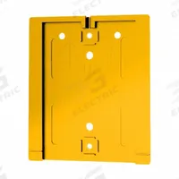RETRACTA-BELT Wall Mount Plate: Yellow, 4 in Overall Ht, Wall-Mount (MPN WP412F-YW). Key specifications — attr193628: RETRACTA-BELT; attr981604: Retracta-Belt® 15, 20, 25 or 30 ft Wall Mounts; attr981605: (2) #8 1-1/4 in Flat Head Screws; attr981606: Polycarbonate; attr981612: Wall Mount Plate; attr1005082: Wall-Mount.