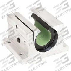 THOMSON Linear Pillow Block Bearing: Single, Self-Aligning, 1 1/2 in Inside Dia, TEP 950 (MPN FNYBUPBO24ALLS). Key specifications — Liner: TEP 950; Material: Aluminum.