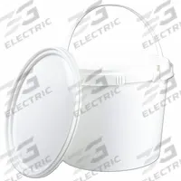 MEDEGEN MEDICAL PRODUCTS Laboratory Pail: 177.8 mm Overall Ht, Polypropylene, 228.6 mm Body Dia (MPN P02-H50002). Key specifications — Body Material: Polypropylene; Brand: MEDEGEN MEDICAL PRODUCTS; Product Type: Pail.