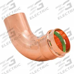 QUICKFITTING SUREPRESS Press Copper 90-Degree Elbow: 2 in CTS x 2 in CTS size, FTG x Press-fit (MPN SPWE66-STR). Key specifications — Brand: QUICKFITTING SUREPRESS; Broad - Material for Bullet: Copper Or Bronze; Brand - Broad: QUICKFITTING SUREPRESS.