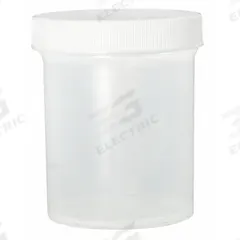 QORPAK Laboratory Jar: Polypropylene, Polypropylene, 32 fl oz, 120 mm Body Dia, 96 mm Ht, Round (MPN PLC-03720). Key specifications — Brand: QORPAK; Clarity: Translucent; Closure Included: Yes; Pre-Cleaned: None.