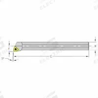 ULTRA-DEX USA Indexable Boring Bar: HM08J SWLCR2 (MPN 940-000-034). Key specifications — attr257292: HM08J SWLCR2.