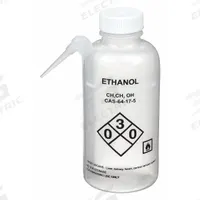 APPROVED VENDOR Wash Bottle: 500 mL, Ethanol, White, Wide, Integrated Spout Spout, White (MPN 24J881). Key specifications — Closure Color: White; Vented/Nonvented: Vented; Body Color: White; Brand: APPROVED VENDOR; Imprinting Group: Specific Chemicals.