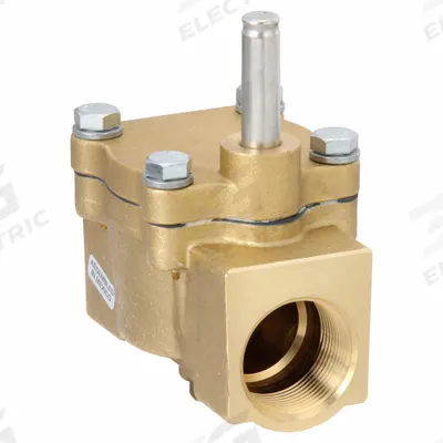Dayton Solenoid Valve Body: 2-Way, Normally Closed, 1 1/4 in Pipe Size, Brass Body - 2-Way/2-Position, Normally Closed Solenoid Valves Bodies