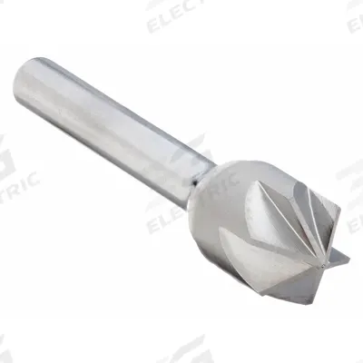 KEO Countersink: 100°, 6 Flute, 3/16 in Body Dia, 3/16 in Shank - Smooth-Finish Six-Flute Countersinks