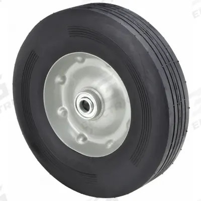 APPROVED VENDOR Semi-Pneumatic Wheel: 10 in Wheel Dia., 2 1/2 in Wheel Wd, Rubber - Semipneumatic Wheels