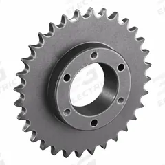 TSUBAKI Sprocket: For 40 Chain, 32 Teeth, 5.101 in Pitch Dia, 5.36 in Outside Dia, Steel (MPN 40SH32). Key specifications — Brand: TSUBAKI; Required Bushing Series: SH.