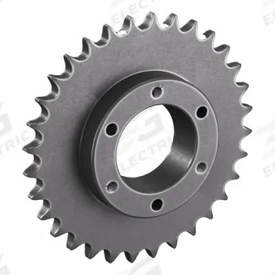 TSUBAKI Sprocket: For 40 Chain, 32 Teeth, 5.101 in Pitch Dia, 5.36 in Outside Dia - Size 40 Bushed-Bore Roller Chain Sprockets
