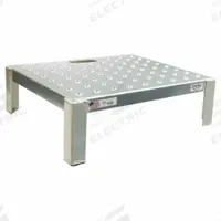 NEW AGE INDUSTRIAL Work Platform: 8 in Platform Ht - Max, 24 in Platform Wd, 20 in Platform Dp, 8 in (MPN 53604). Key specifications — Brand: NEW AGE INDUSTRIAL; Color: Silver.