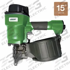 SPEEDAIRE Air Nail Gun: Framing, 15°, Wire, NPT, Sequential, Coil Collation, 300 Nail Capacity (MPN 31CC52). Key specifications — attr1320923: SPEEDAIRE; attr1320894: Sequential.