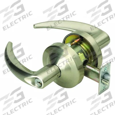 SCHLAGE Door Lockset: Storeroom Lever Locksets, Chrome - Electric Lever Locksets