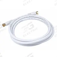 MONOPRICE Coaxial Cable: RG-6/UL, 18 AWG Conductor Gauge, 6 ft Cable Lg (MPN 4058). Key specifications — Shielding Material: Aluminum-Mylar.