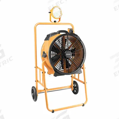 XPOWER Cooling Fan: 18 in Blade Dia, 1/3 hp Motor Horsepower, 5 Speeds, Non-Oscillating - Mobile Warehouse Dock Fans