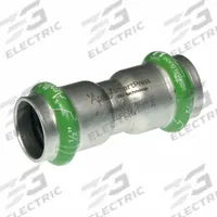 APOLLO Crimp Coupling Fitting: 1 in Pipe x 1 in Pipe Size, Press-fit x Press-fit, EPDM, SmartPress (MPN 123456926). Key specifications — Brand: APOLLO; Series: SmartPress.