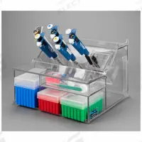 Pipette Holder: 13 in Overall Wd, 9 in Overall Ht, 12 7/8 in Overall Lg, PETG, Clear (MPN HOUSPG). Key specifications — Material: PETG; Color: Clear; Product Type: Lab Organizer; Holding Capacity: Pipettors; Brand: POLTEX.