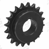TSUBAKI Single Strand Sprocket: 50, For 5/8 in Chain Pitch, 1 7/16 in Bore Dia, 20 Teeth, Steel (MPN 50B20F-1G). Key specifications — Brand: TSUBAKI.