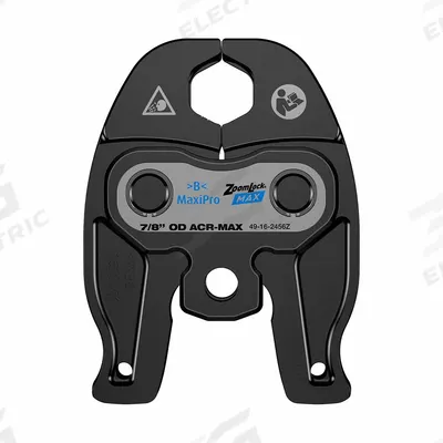 MILWAUKEE Press Jaw: 7/8 in Pipe, Forged Steel, For ZoomLock MAX - Jaws for Compact Press Tools