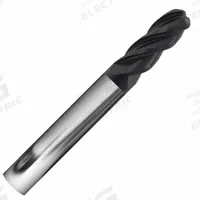 APPROVED VENDOR Ball End Mill: Carbide, AlCrN Coated, 4 Flute, 3/8" Mill Dia, 1" LOC, 2-1/2" OAL (MPN 311201)
