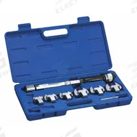 YELLOW JACKET Interchangeable Head Torque Wrench Kit: Foot-Pound, Newton-Meter, 16 in Overall Lg (MPN 60650). Key specifications — attr310212: 10 N-m to 80 N-m; attr324953: YELLOW JACKET.