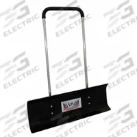 MANPLOW Snow Pusher: Plastic, 15 1/2 in Blade Lg, 40 in Blade Wd, 0.19 in Gauge, 50 in Handle Lg (MPN RevX40). Key specifications — Brand: MANPLOW; Handle Grip: U Handle.