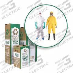 ZERO WASTE BOX Disposable Garments Box: M, 40 in Overall Lg, 11 in Overall Wd, 11 in Overall Dp (MPN CS67-M). Key specifications — Brand: ZERO WASTE BOX; Compatible Product Type: Smocks; Restricted Non-Recyclable Material: Reusable Masks.