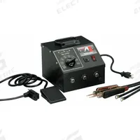 AMERICAN BEAUTY High Capacity Tweezer-Style Resistance Soldering System: 1 Channel, 1,100 W (MPN 105L7). Key specifications — Handpiece Style: Tweezer; Tip Width: 0.125 in; Manufacturer Part Number: 105L7; ESD Safe: No; Brand: AMERICAN BEAUTY.