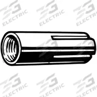 APPROVED VENDOR Drop-In Anchor: 1/4"-20 Thread Size, 1 in Overall Lg, 3/8 in Dia, Steel, 100 PK (MPN U30575.025.0001). Key specifications — Thread Type: Coarse; Brand: APPROVED VENDOR.