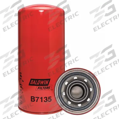 BALDWIN FILTERS Oil Filter: B7135, LF3781, M45 x 1.50 Thread Size, 12 1/8 in Overall Ht - Spin-On Oil Filters