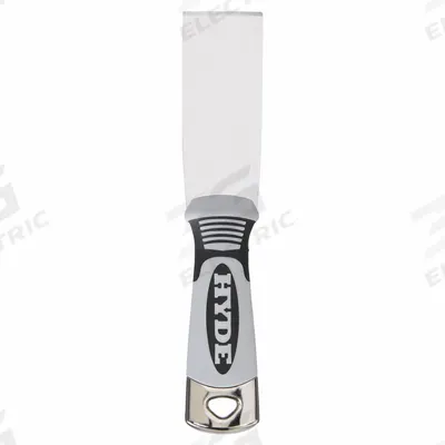 HYDE Scraper: Bld. Mat. Stainless Steel, Hdl. Mat. Plastic, Stiff - Standard Scrapers