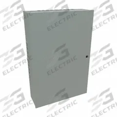 HAMMOND Junction Box: Steel, 36 in x 24 in x 8 in, NEMA 1, Solid Cover, Hinged, Included, Painted (MPN CHKO36248). Key specifications — Brand: HAMMOND; Closure Method: 1/4-Turn Latch; Knockouts: Included.
