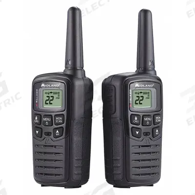 MIDLAND Handheld Two Way Radio: X-Talker T10 Series, FRS/GMRS, Analog, 0.5 W, 22 Channels - FRS & GMRS Personal Radios