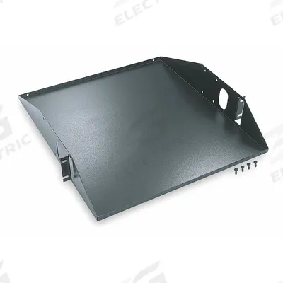 HUBBELL PREMISE WIRING Rack Shelve: 2 u, Center-Weighted Shelf, 19 in Overall Dp - Rack-Mounted Equipment Shelves