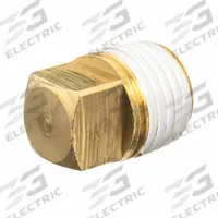 APPROVED VENDOR Plug: Square Drive Cored Plug, 1 1/4 in, NPT Threaded, Class 125, C89833 Brass, PTFE (MPN ZUSA-PF-10737). Key specifications — Brand: APPROVED VENDOR; Maximum Operating Pressure: 125 psi @ 72° F.