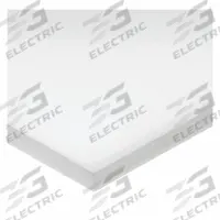 HDPE Bar: 0.5 in Thick, 3 in x 4 ft, Opaque, White, 3,500 psi Tensile Strength, 3.0 ft-lb/in (MPN BULK-PS-PE-239). Key specifications — Impact Strength: 3.0 ft-lb/in; Clarity: Opaque.