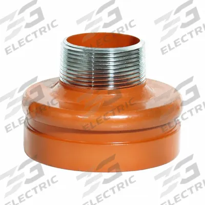 GRUVLOK Metal Pipe Elbow: Concentric Reducer, 4 in x 1 1/2 in, Grooved x Threaded - Grooved Pipe Fittings