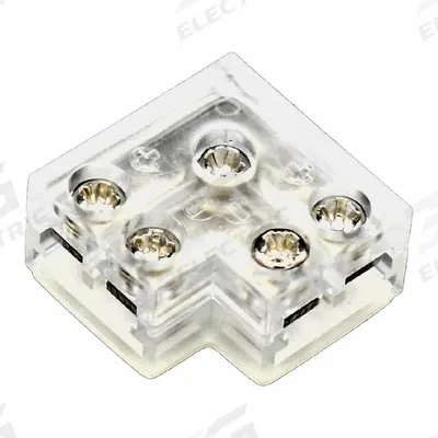 GM LIGHTING Connector: 90° Tape to Tape, 14 AWG, 18 AWG - Tape & Linear Light Connectors