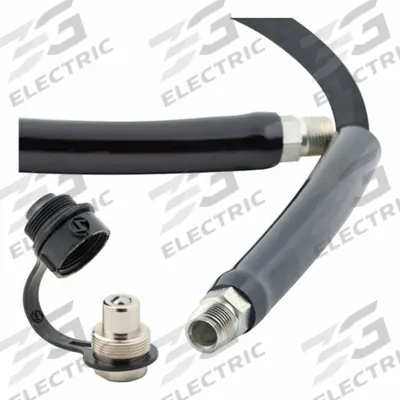 BVA HYDRAULICS Hydraulic Hose Assembly: 3/8 in ID, NPTF, 6 ft Lg, Black, 3/8 in x 3/8 in Fitting Size - BVA Hydraulics Hydraulic Hose Assemblies