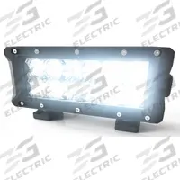 ECCO Vehicle Work Light: Rectangular, Flood/Spot, LED, Bolt, Blunt Cut Wires, Universal, Black (MPN EW3208). Key specifications — Housing Color: Black; Brand: ECCO; Mount Type: Bolt; Electrical Connection: Blunt Cut Wires; Installation Type: Permanent.