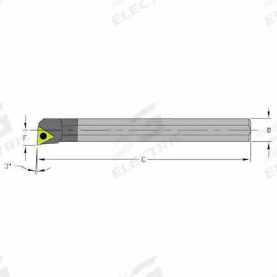 ULTRA-DEX USA Indexable Boring Bar: E04H STUCR1.2 (MPN 920-000-134) - Indexable Boring Bars