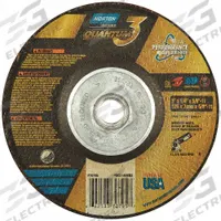 NORTON Depressed Center Grinding Wheel: Type 27, 5" x 1/4" x 5/8"-11, Ceramic, 20 Grit, Quantum 3 SG (MPN 66253370795). Key specifications — Series: Quantum 3 SG; Brand: NORTON.