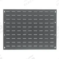 QUANTUM STORAGE SYSTEMS Louvered Panel: 21 in x 27 in x 1/4 in, 1 Sides, 0 Bins, Gray (MPN QLP-2721). Key specifications — attr38851: Gray; attr38864: Baked Enamel; attr38845: QUANTUM STORAGE SYSTEMS.