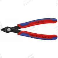 KNIPEX Precision Nippers: 4 15/16 in Overall Lg, For 0.06 in Max Wire Thick, 9/16 in Jaw Wd, Steel (MPN 78 81 125). Key specifications — attr308479: Multi-Component; attr308478: Steel; attr324866: KNIPEX.