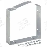 HOFFMAN Wireway U-Connector: 6 in Wd, 6 in Ht, 16 ga Gauge, 1, Without Knockouts, Steel, Galvanized (MPN F66GUCGV). Key specifications — Brand: HOFFMAN; Finish: Galvanized; With/Without Knockouts - Broad: No.