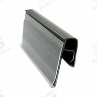 AIGNER INDEX Label Holder: 3 in x 1 1/4 in, Clear/Grey, Slide-In, 25 Label Holders, Snap-On, 25 PK (MPN WBL-12030G). Key specifications — Color: Clear/Grey; Label Attachment Type: Slide-In; Finish: Unfinished; Mounting Type: Snap-On; Material: Plastic; Brand: AIGNER INDEX.