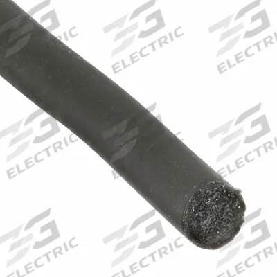 TRIM LOK Seal: Round, Nail-On/Staple-On Mounting, EPDM, 25 ft Overall Lg - Solid Round Foam Rubber Seals