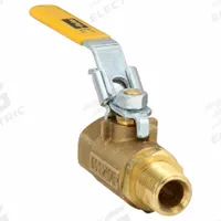 APPROVED VENDOR Manual Two-Way Ball Valve: 1/2 in, Brass, Straight, MNPT x FNPT, Full Port Ball Port (MPN XVP501P-8). Key specifications — Brand: APPROVED VENDOR; Handle: Lever.