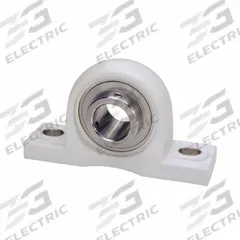IPTCI BEARINGS Pillow Block Bearing: 1 1/4 in Bore, Polymer, Set Screws, 1 7/8 in Shaft Ht, 385 RPM (MPN SUCTP207-20IP69K). Key specifications — Brand: IPTCI BEARINGS; Maximum Speed: 385 RPM; Mounting Bolt Size: 1/2 in; Standards: AFBMA; System of Measurement: Inch.