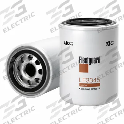 FLEETGUARD Automotive Oil Filter: BT427, LF3345, 1"-16 UN-2B Thread Size, 6 13/16 in Overall Ht - Spin-On Oil Filters