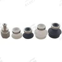 SMC Vacuum Pad Test Kit: 16 mm Pad Dia, 25.4 mm Pad Ht, Bellows/Flat, NBR/Silicone, Black/Clear, 50A (MPN RFKSS-GAS0067). Key specifications — attr1019254: SMC; attr1019234: RFKSS-GAS0067.