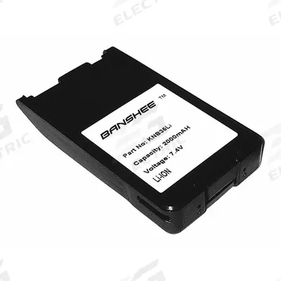 BANSHEE Radio Battery: Fits Kenwood, 2,000 mAh, Lithium Ion - Kenwood-Compatible Batteries
